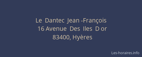 Le  Dantec  Jean -François