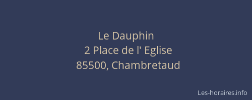 Le Dauphin