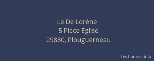 Le De Lor&egrave;ne
