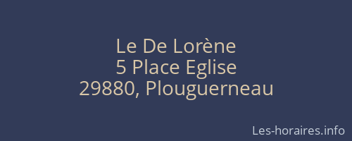 Le De Lorène