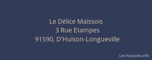 Le Délice Maissois