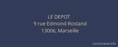 LE DEPOT