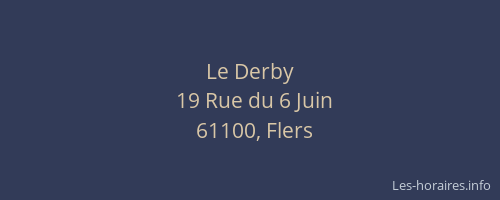 Le Derby