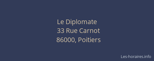 Le Diplomate