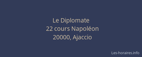 Le Diplomate