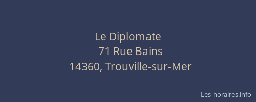 Le Diplomate