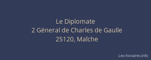 Le Diplomate