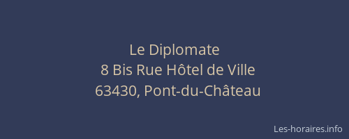 Le Diplomate