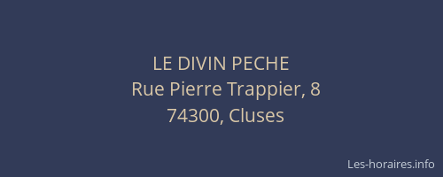 LE DIVIN PECHE