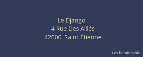 Le Django
