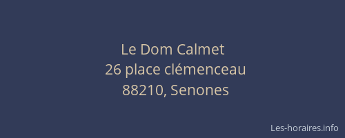 Le Dom Calmet