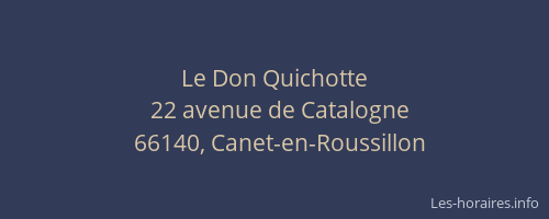 Le Don Quichotte