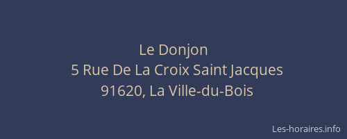 Le Donjon