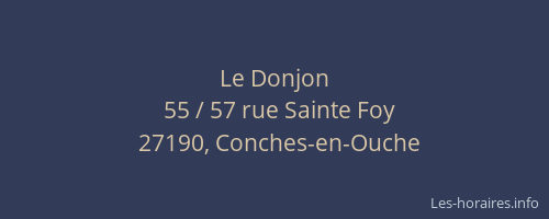 Le Donjon