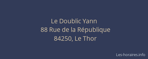 Le Doublic Yann