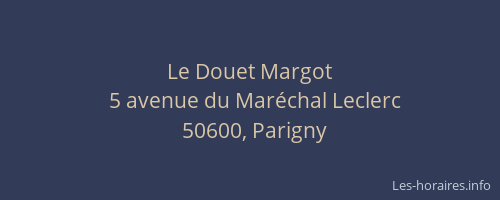 Le Douet Margot