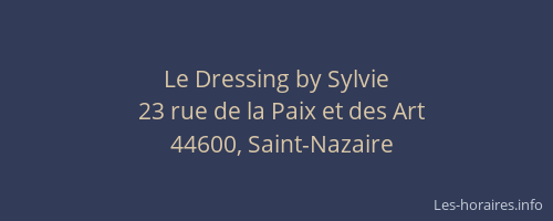 Le Dressing by Sylvie