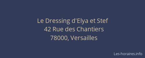 Le Dressing d'Elya et Stef