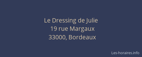 Le Dressing de Julie