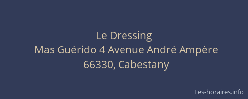 Le Dressing