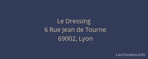 Le Dressing