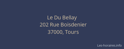 Le Du Bellay