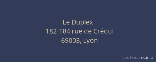 Le Duplex
