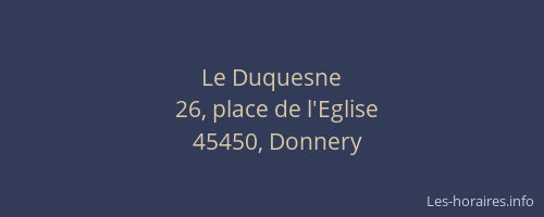 Le Duquesne