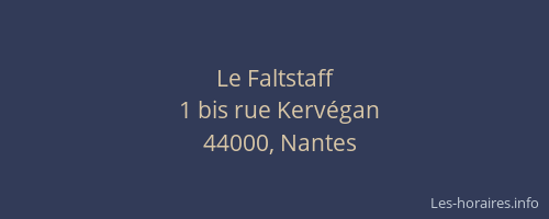 Le Faltstaff