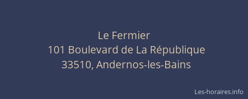 Le Fermier