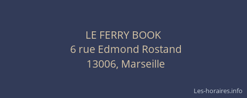 LE FERRY BOOK