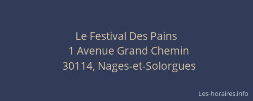 Le Festival Des Pains