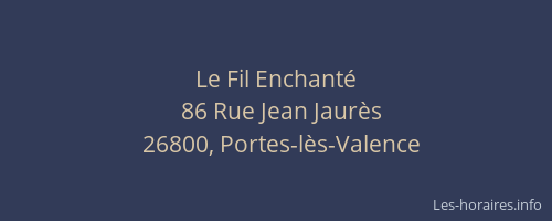 Le Fil Enchant&eacute;