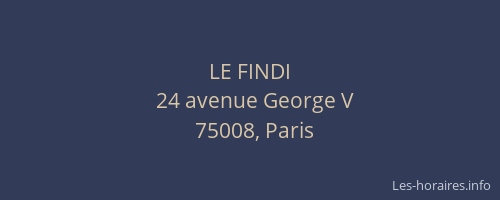 LE FINDI
