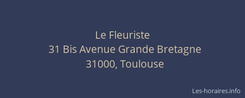 Le Fleuriste
