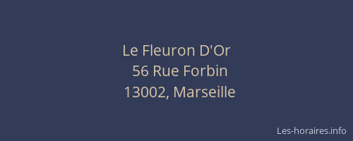Le Fleuron D'Or