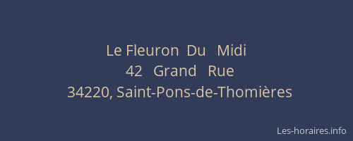 Le Fleuron  Du   Midi