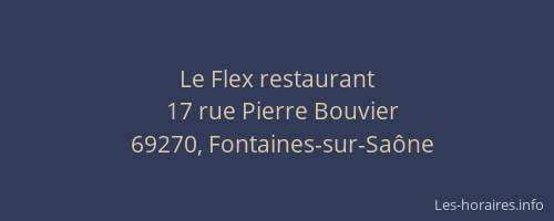 Le Flex restaurant