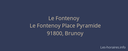 Le Fontenoy