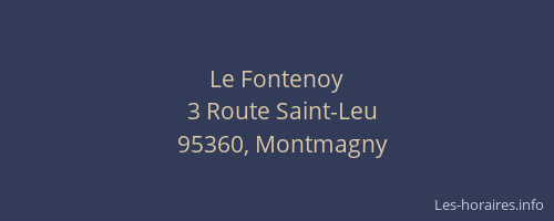 Le Fontenoy
