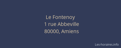 Le Fontenoy