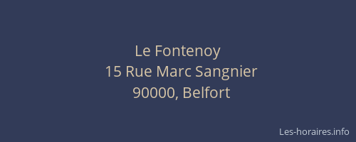Le Fontenoy