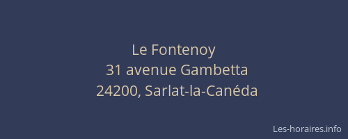 Le Fontenoy