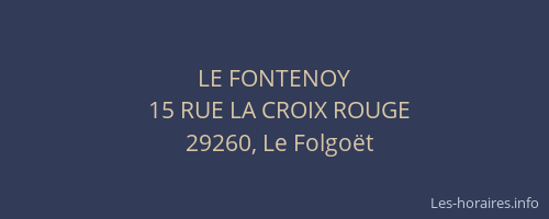 LE FONTENOY