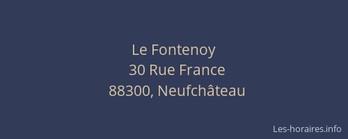 Le Fontenoy