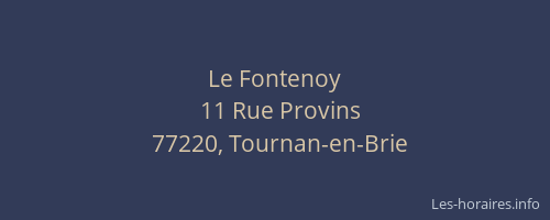 Le Fontenoy