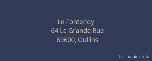 Le Fontenoy