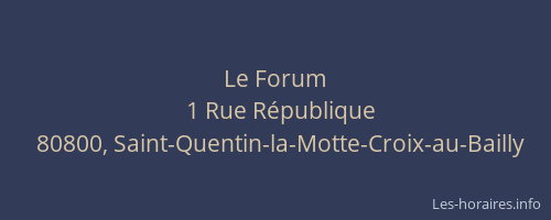 Le Forum