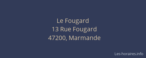 Le Fougard