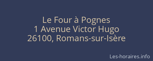 Le Four à Pognes